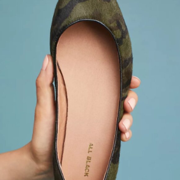 All Black Jungle Ballet Flats - Picture 14 of 14